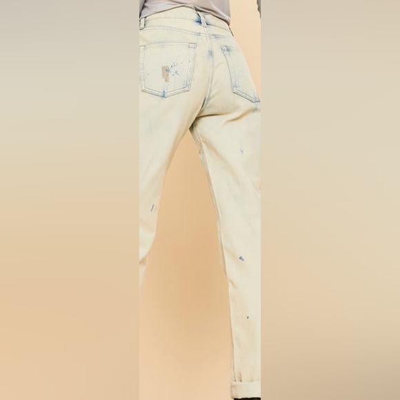 Current Mood Paint the Town Mom Jeans/ Button Fly/ NWOT/ SZ XL/ Cotton - Picture 16 of 16